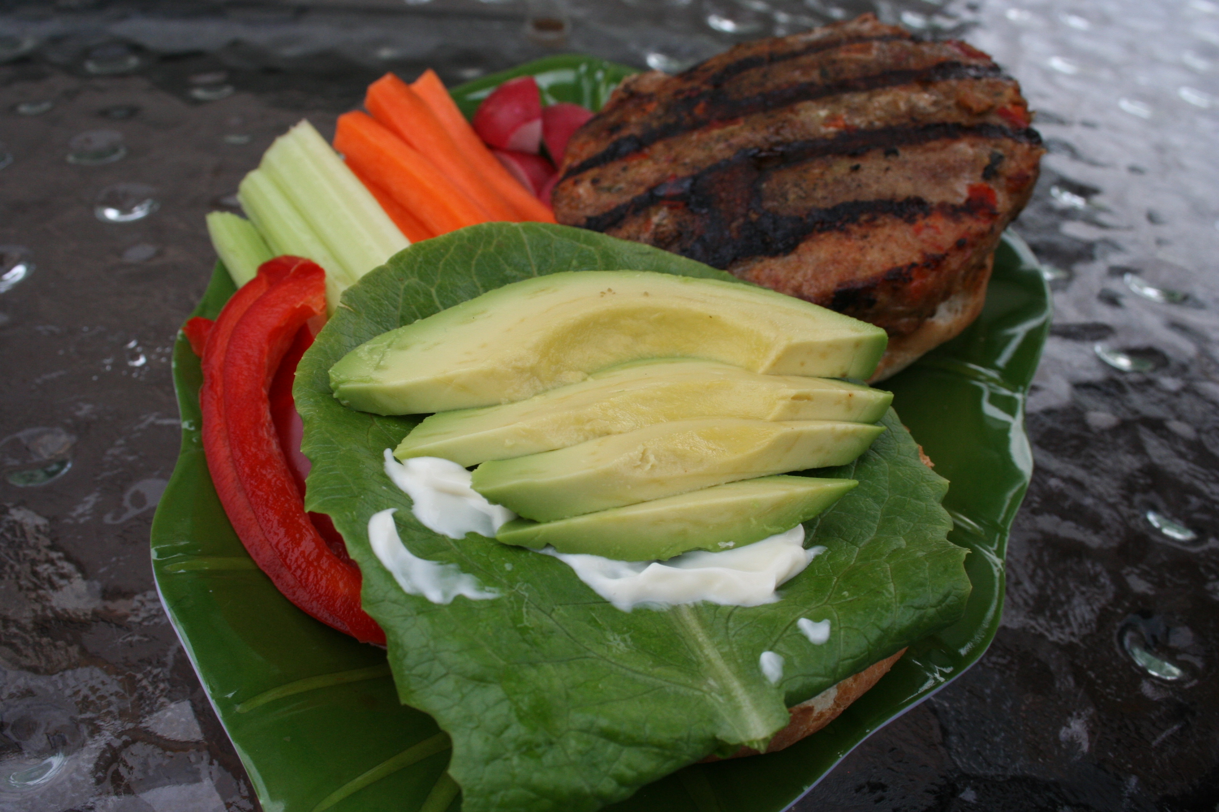 Chicken Veggie Burger